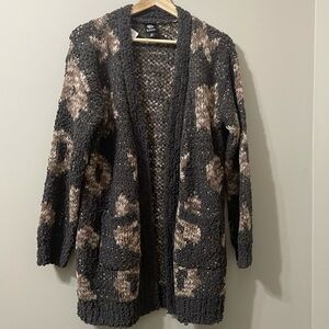 NWT Bobeau cozy gray cardigan
